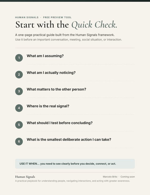 Preview of the Quick Check one-page guide